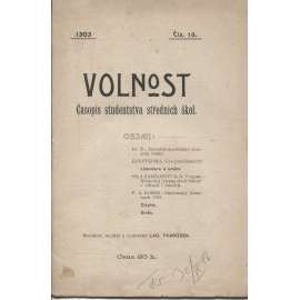 Volnost. Časopis studentstva středních škol, číslo 10/1905