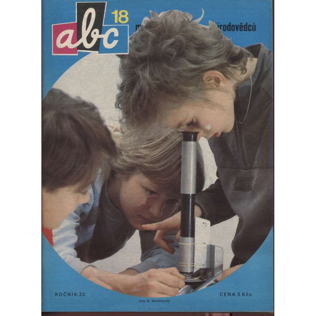 ABC mladých techniků a přírodovědců, číslo 18, ročník 32/1988 (Déčko) - Není kompletní - chybí jedna dvoustrana z Déčka