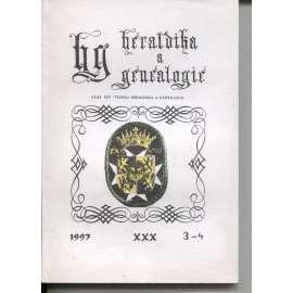 Heraldika a genealogie, roč. XXX., č. 3.-4./1997