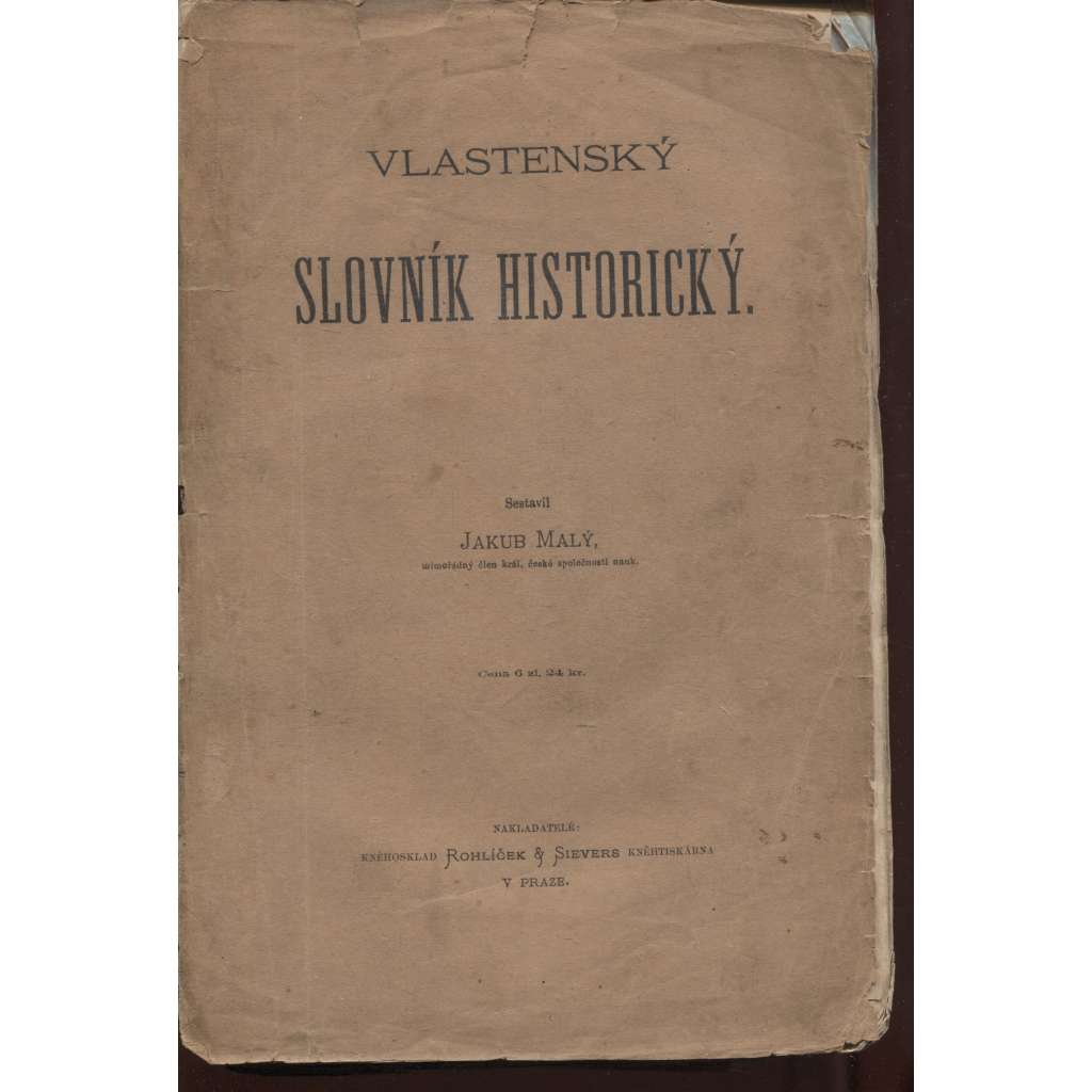 Vlastenecký slovník historický (1877) - pošk.