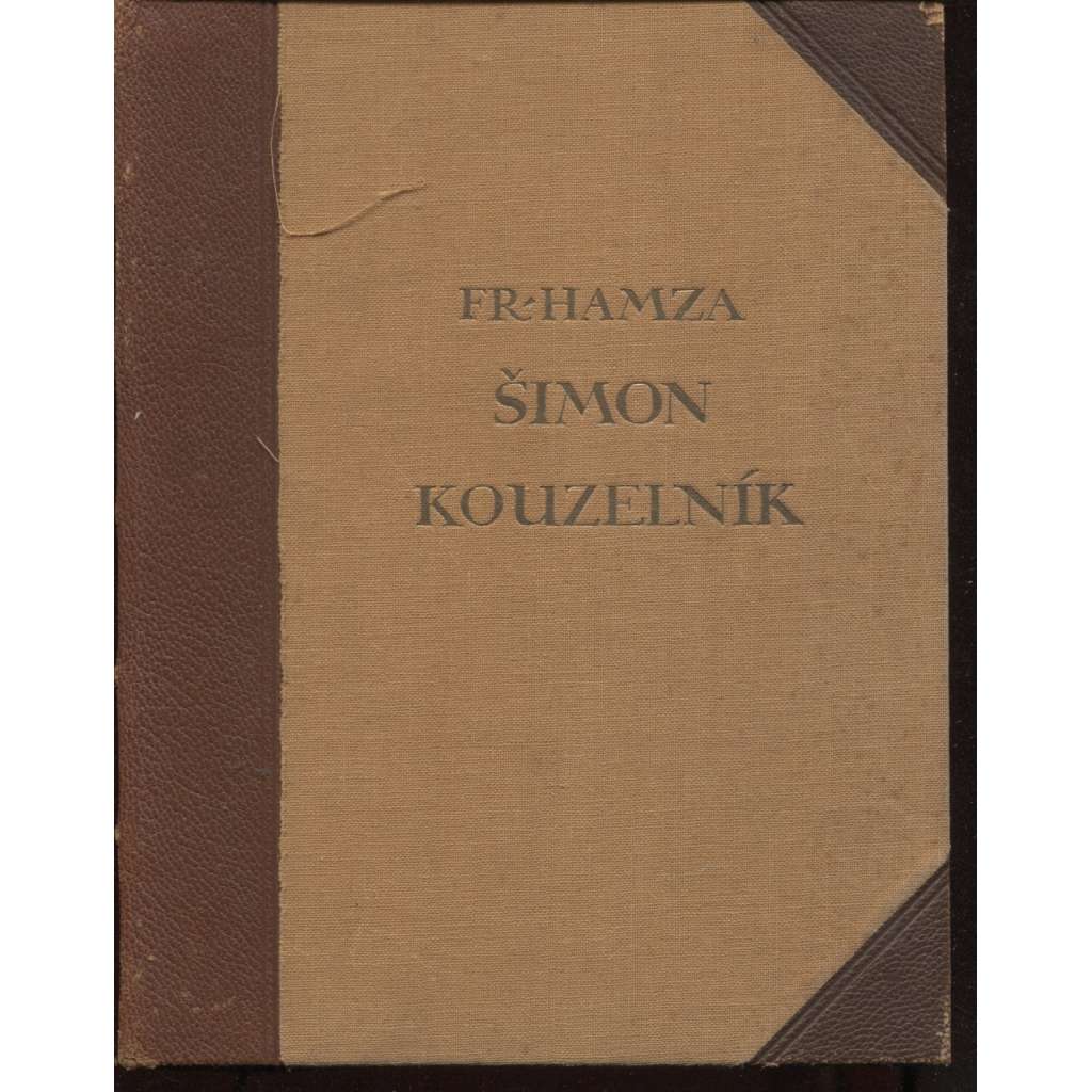 Šimon kouzelník (okolí města Humpolec) - vazba kůže - polokožená