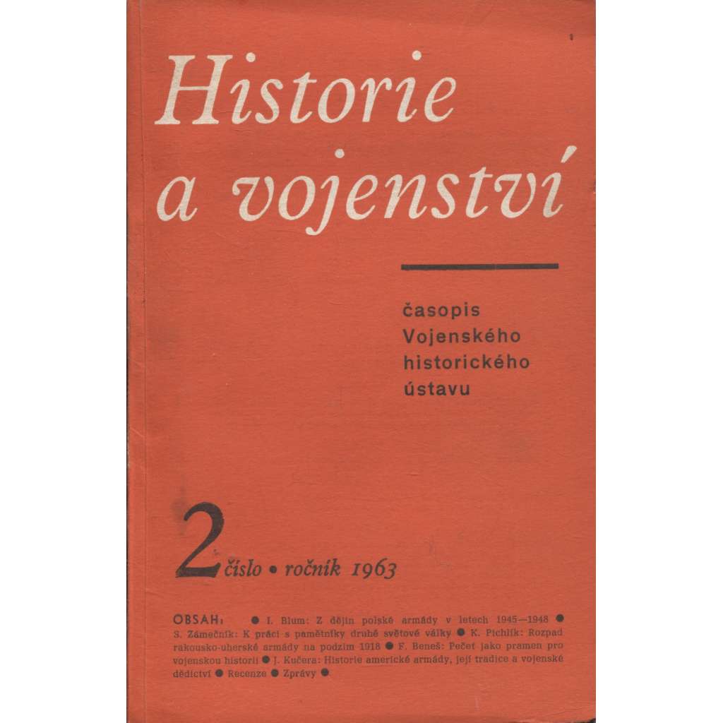 Historie a vojenství 2/1963