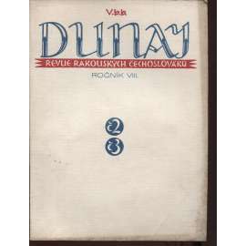 Dunaj, ročník VIII., číslo 2.-3./1931. Revue rakouských Čechoslováků