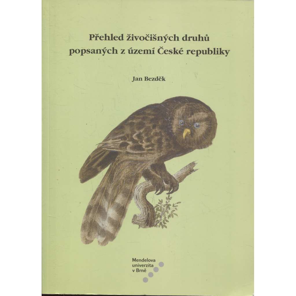 Přehled živočišných druhů popsaných z území České republiky (kniha + CD)