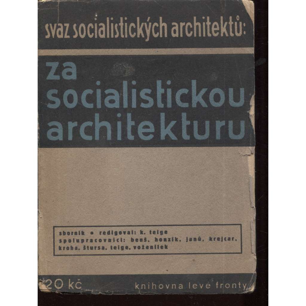 Za socialistickou architekturou (není kompletní, pouze 80 stran z 245)