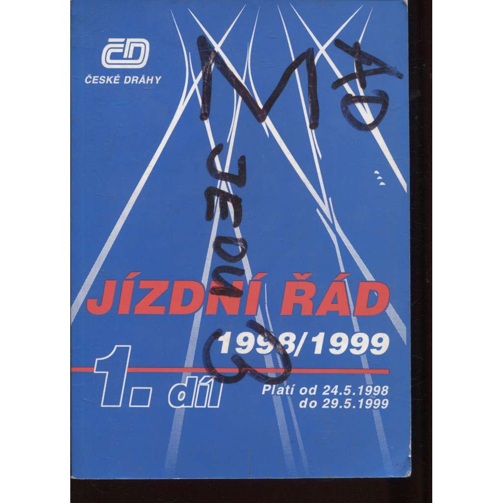 Jízdní řád 1998-1999, díl 1.