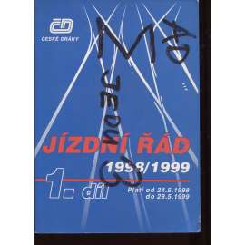 Jízdní řád 1998-1999, díl 1.