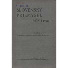 Slovenský priemysel roku 1936 (Slovenský průmysl, Slovensko)