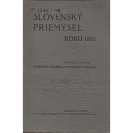 Slovenský priemysel roku 1935 (Slovenský průmysl, Slovensko)