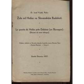 Žula od Hnilce ve Slovenském Rudohoří (geologie, Slovensko)