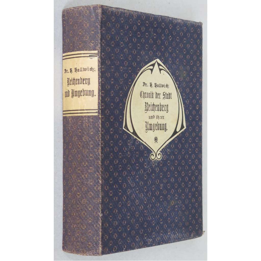 Reichenberg und Umgebung ["Liberec a okolí", 1874; dějiny, historie Liberce; Sudety; hospodářství; ekonomika]