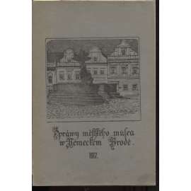 Zprávy městského musea v Německém Brodě 1917 (Havlíčkův Brod)