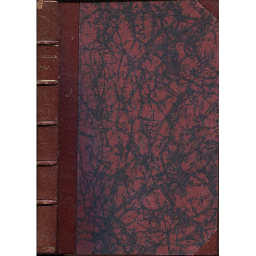 Knihomol, číslo 1.-4./1923-1924. Bibliofilský sborník (polokožená vazba Ludvík Bradáč)