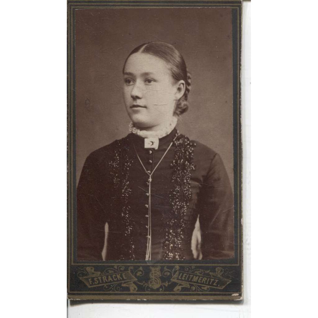 Stará fotografie - kabinetka (Ferdinand Stracke)