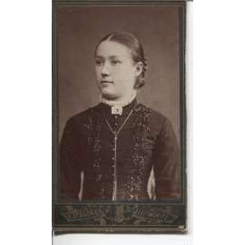 Stará fotografie - kabinetka (Ferdinand Stracke)
