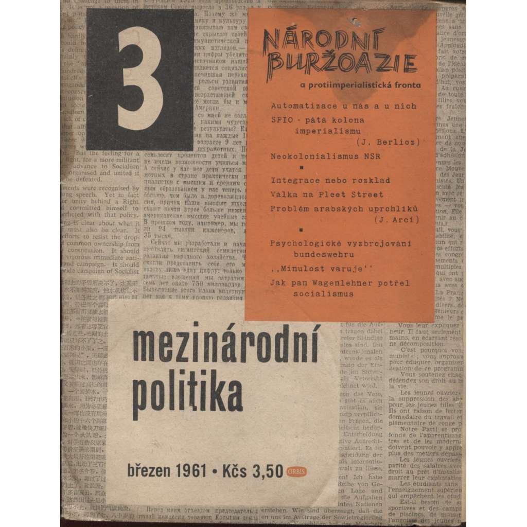 Mezinárodní politika, ročník V., číslo 3/1961