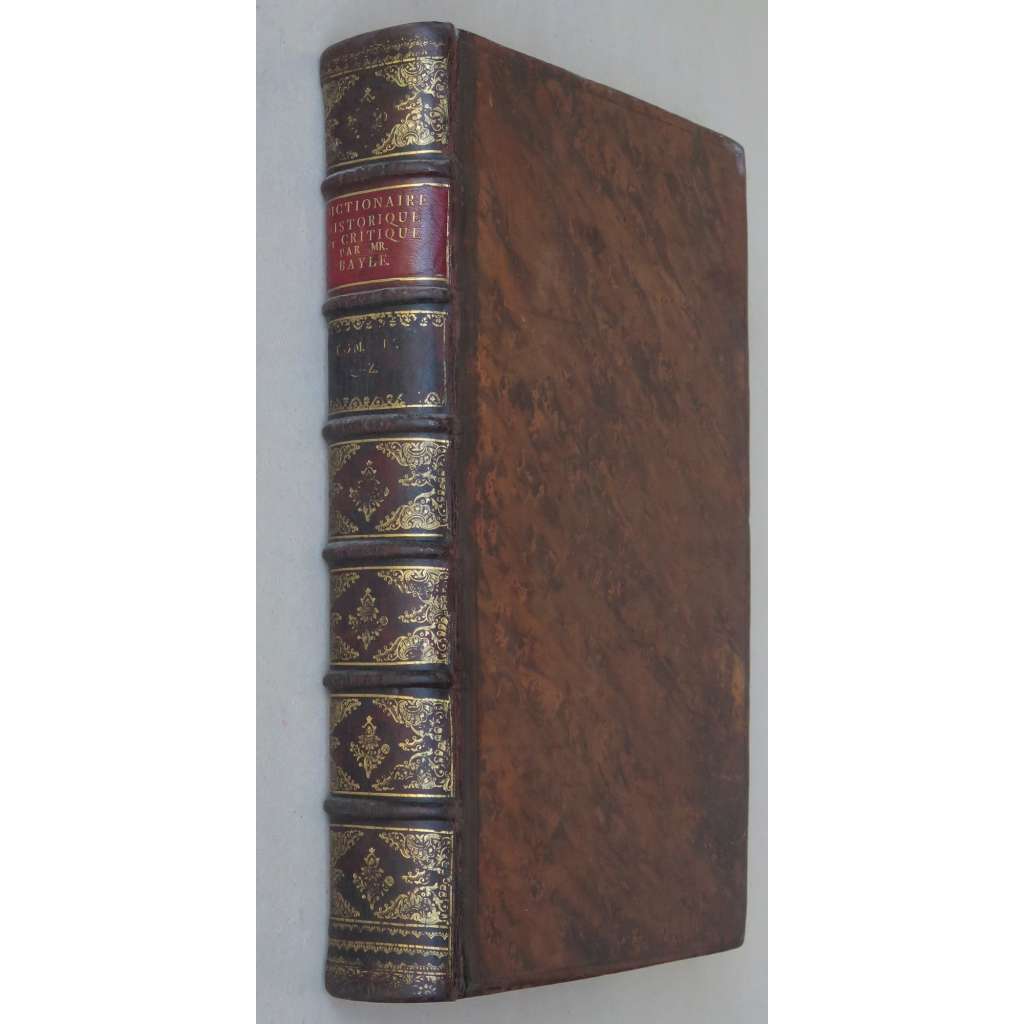 Dictionaire Historique et Critique, sv. 4 (Q-Z) ["Historický a kritický slovník", 1740; filosofický slovník; filosofie; staré tisky]