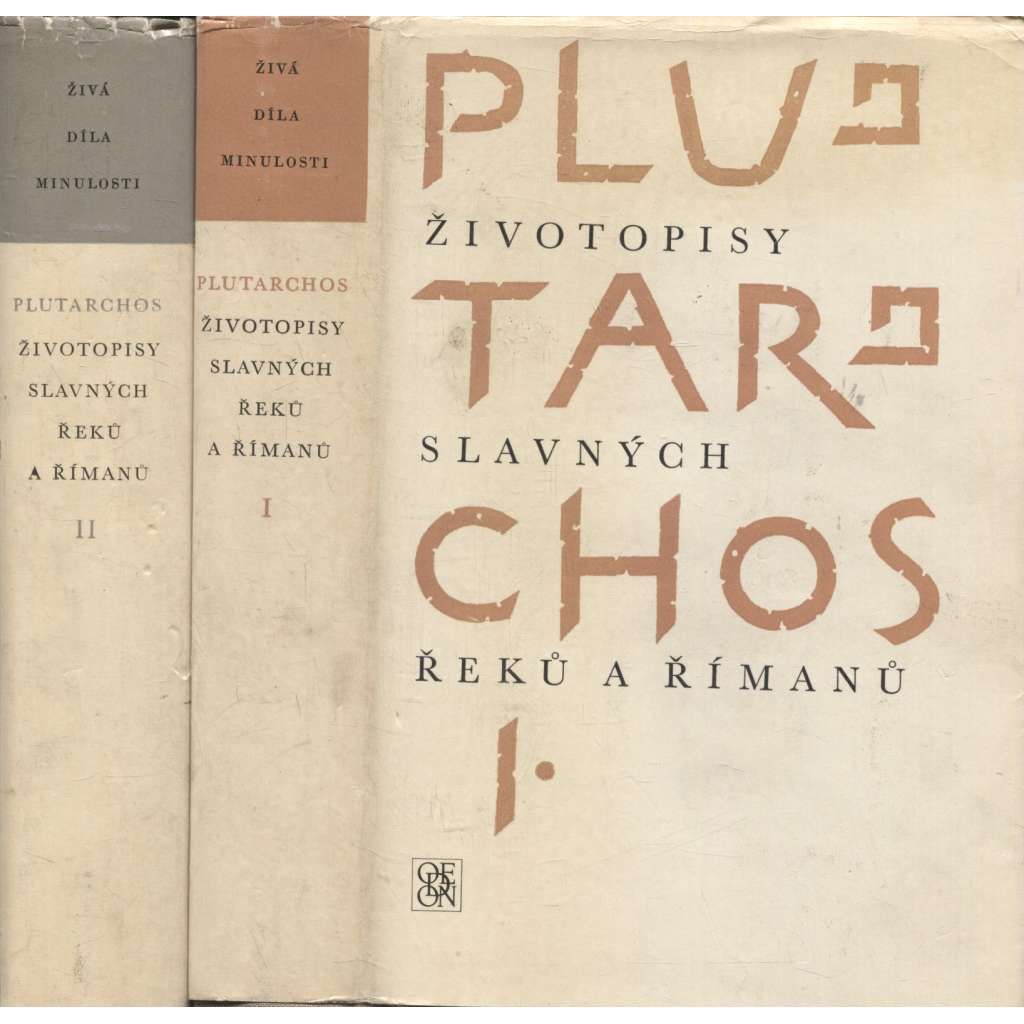 Životopisy slavných Řeků a Římanů I. a II. (2 svazky, Živá díla minulosti)