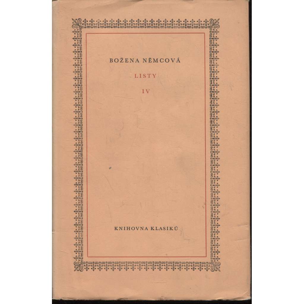 Listy IV. – 1859–1861 (Knihovna klasiků)