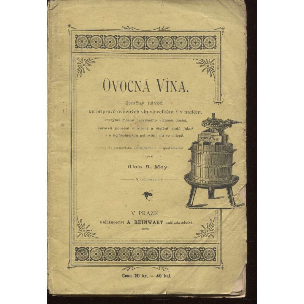 Ovocná vína - stručný návod (víno) 1898