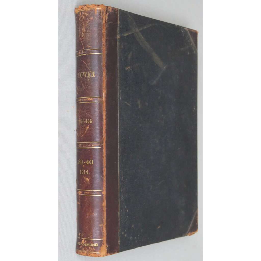 Power, Vol. 39 (1914), No. 9-17, 19-26; Vol. 40 (1914), No. 1-4 [elektrotechnický, energetický průmysl; energetika]