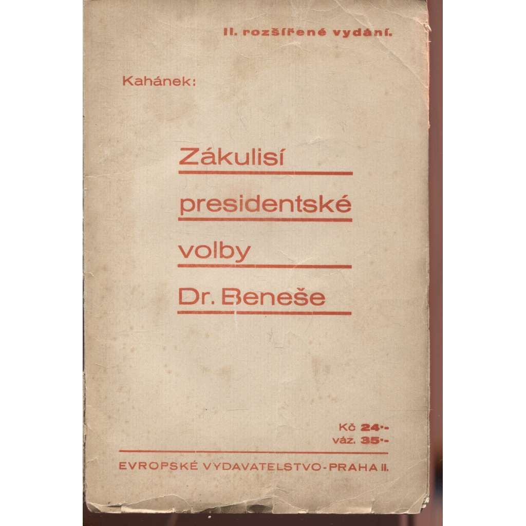 Zákulisí presidentské volby Dr. Beneše (protektorát)