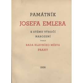 Památník Josefa Emlera [sborník prací archivu města Prahy ke 100 letům narození - Josef Emler, archivář, historik, vzpomínky a korespondence]