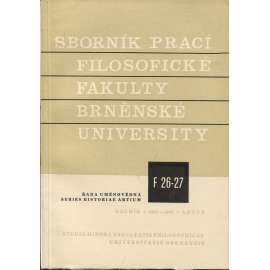 Sborník prací filosofické fakulty Brněnské university, roč. XXXI. a XXXII./1983 (Sborník prací - dějiny umění)