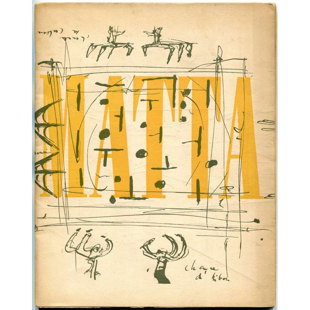 Préliminaires sur Matta [1947; originální litografie; Roberto Matta; grafika; surrealismus; avantgarda; katalog]