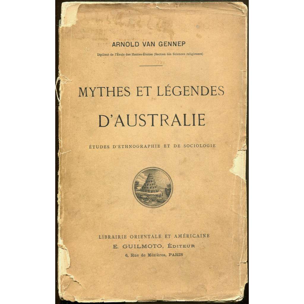 Mythes et légendes d'Australie ["Mýty a legendy Austrálie", 1905; etnografie; kulturní antropologie; Austrálci]