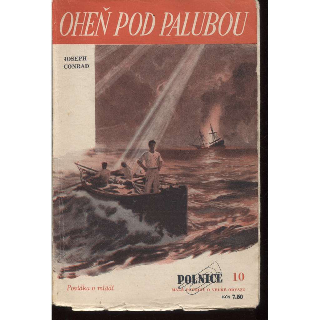 Oheň pod palubou (edice Polnice, obálka Zdeněk Burian)