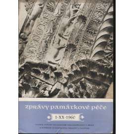 Zprávy památkové péče, ročník XX. /1960, čísla 1.-6. (4 svazky) - Památková péče