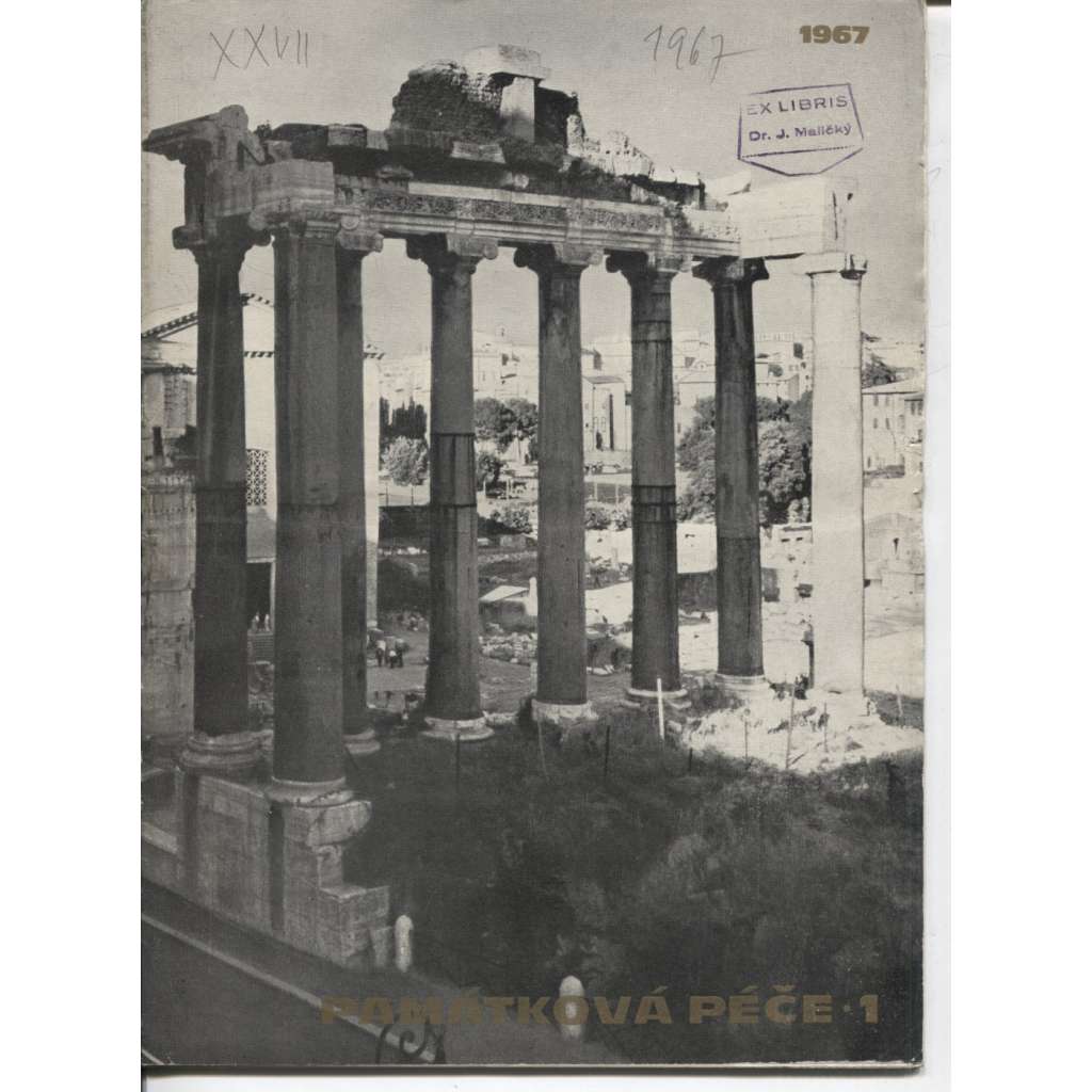 Památková péče, ročník 27 /1967, čísla 1.-10. (10 svazků)