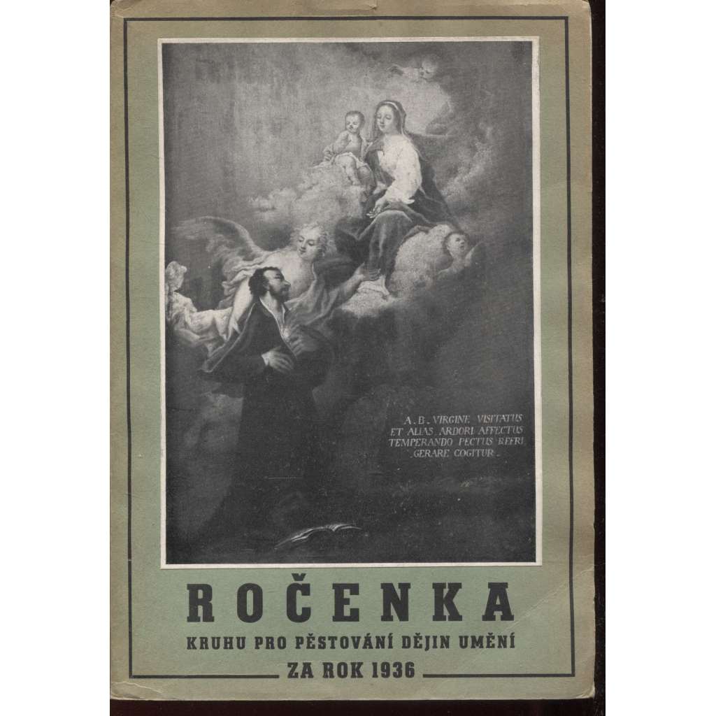 Ročenka Kruhu pro pěstování dějin umění za rok 1936