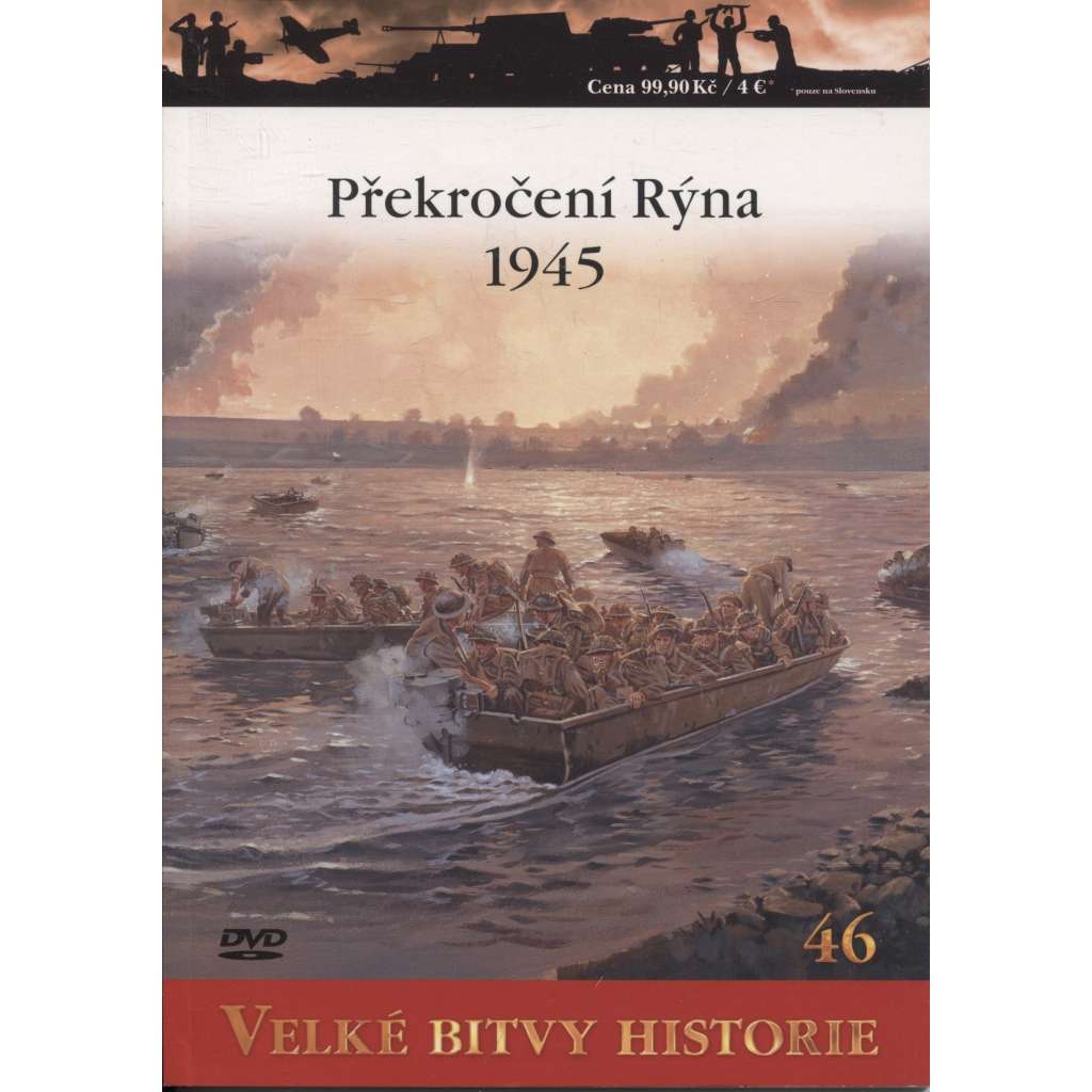 Překročení Rýna 1945. Operace Plunder a Varsity (Velké bitvy historie) - DVD chybí