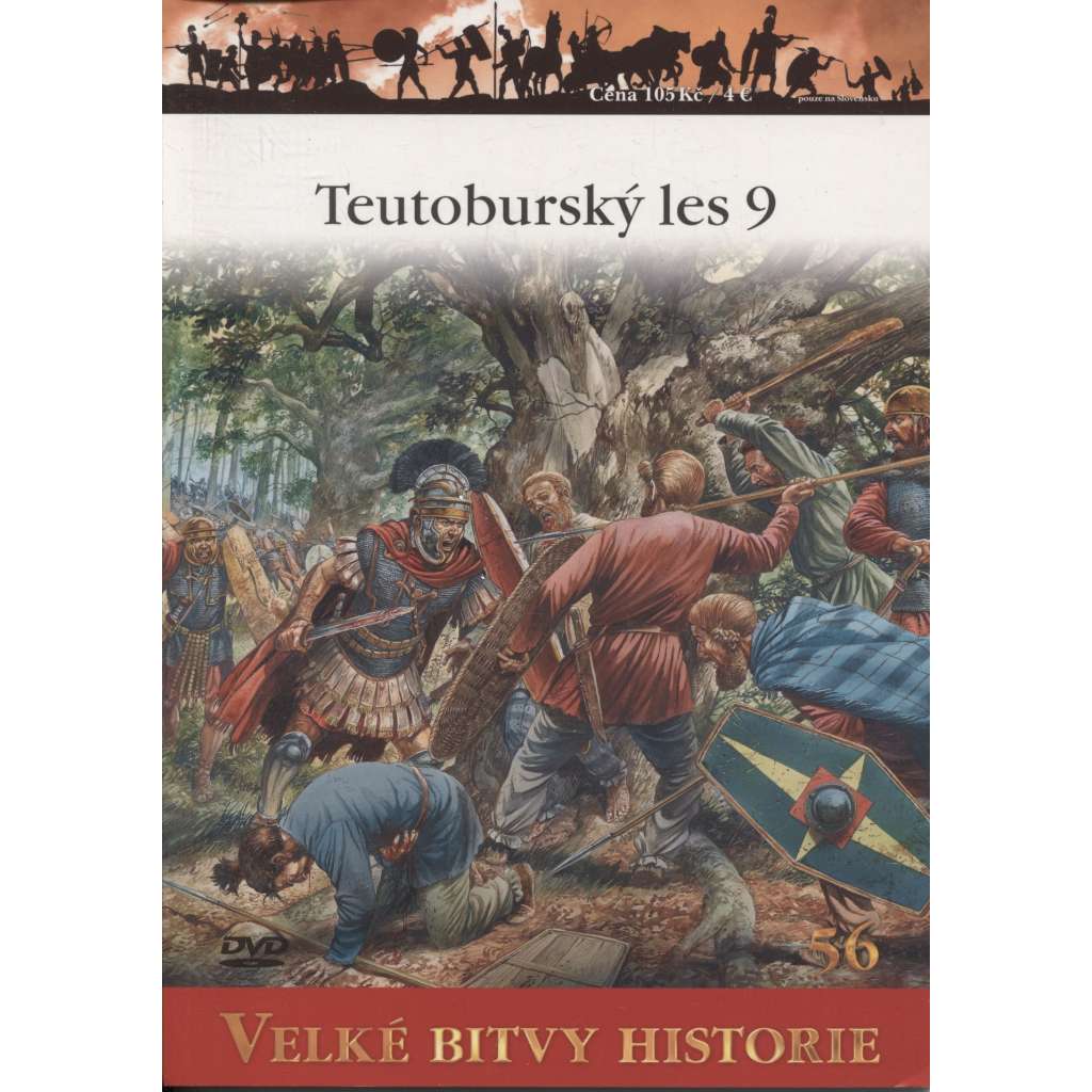 Teutoburský les 9 - Zkáza Varových legií (Velké bitvy historie) - DVD chybí