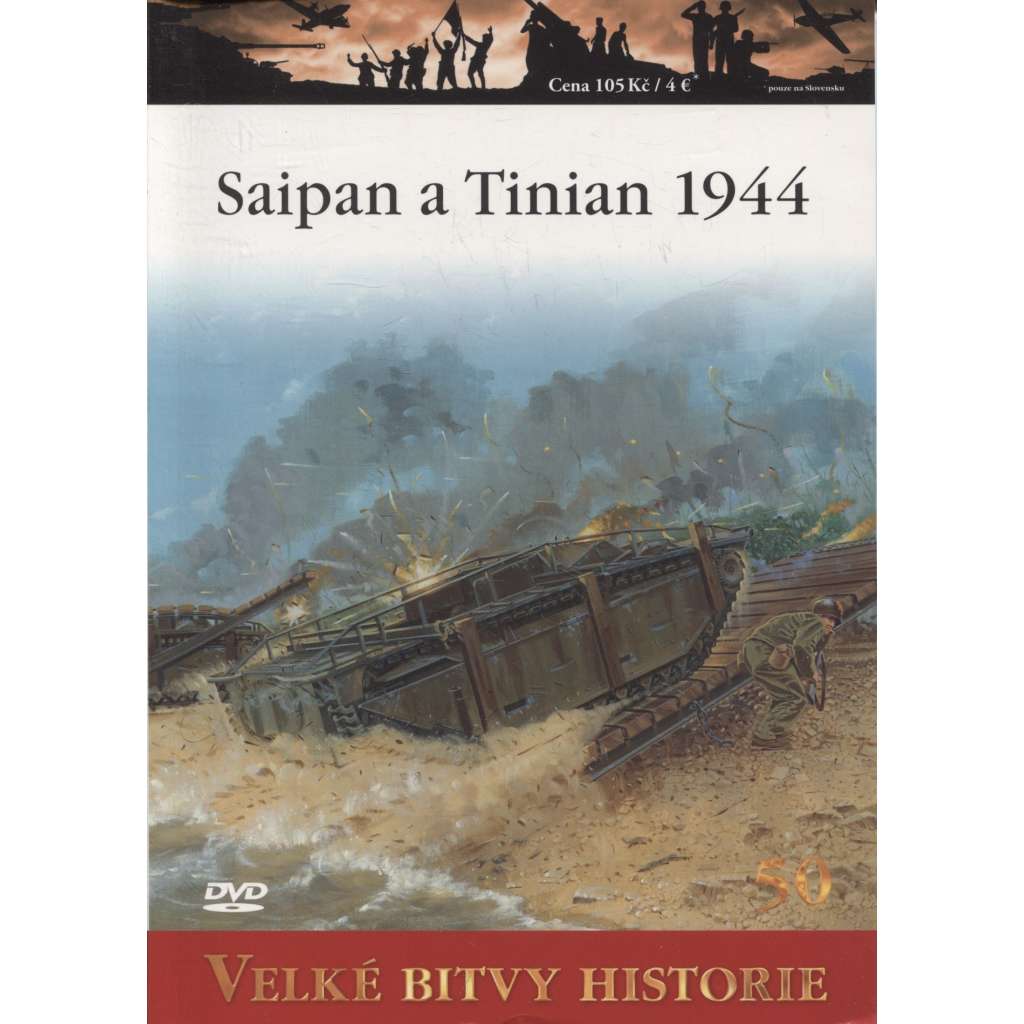 Saipan a Tinian 1944 - Úder japonskému impériu (Velké bitvy historie) - DVD chybí