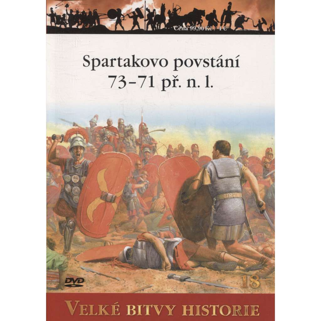 Spartakovo povstání 73-71 př. n. l. - Vzpoura gladiátora proti Římu (Velké bitvy historie) - DVD chybí
