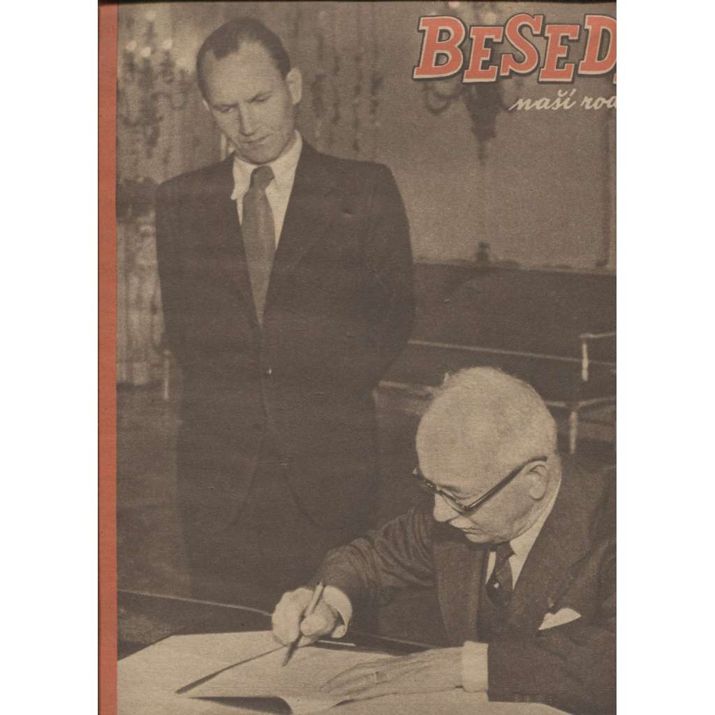 Beseda naší rodiny (časopis, noviny 1945) - Edvard Beneš