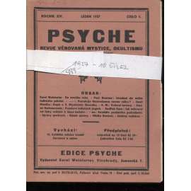 Psyche, ročník XIV./1937, čísla 1.-10. (Revue věnovaná mystice, okultismu a metapsychice)