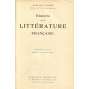 Histoire de Littérature française [Dějiny francouzské literatury, 1928; historie; francouzská literatura; vazba kůže - polokožená] HOL