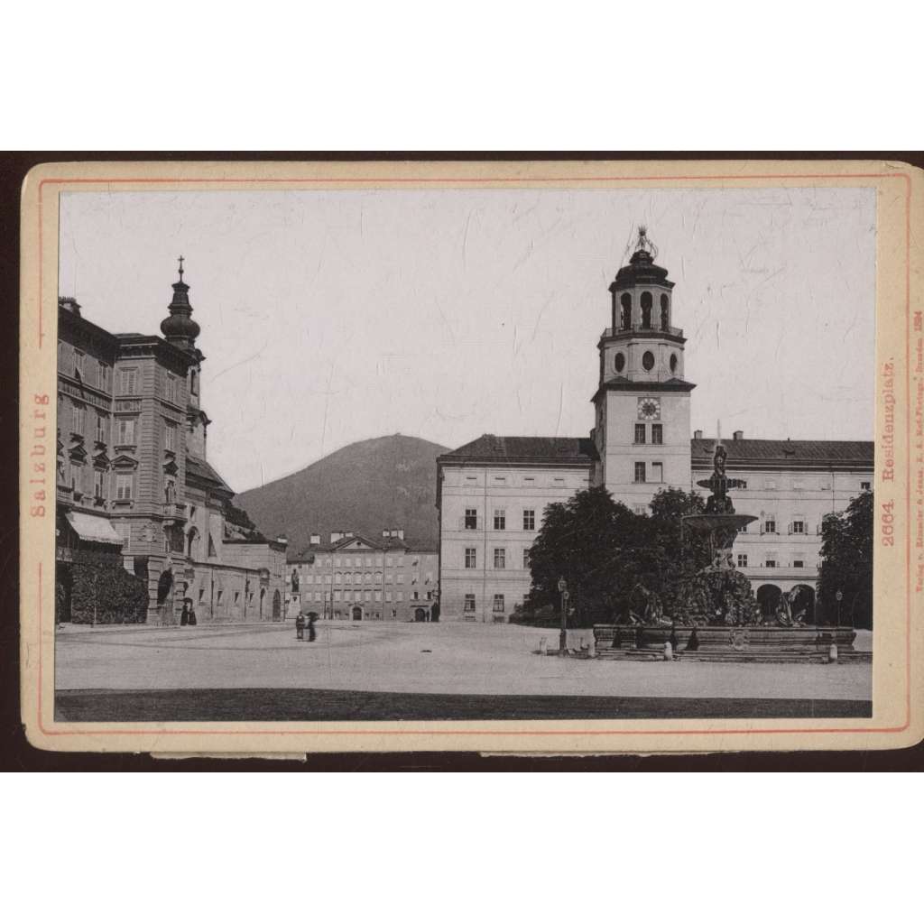 Stará fotografie - kabinetka (Salzburg)