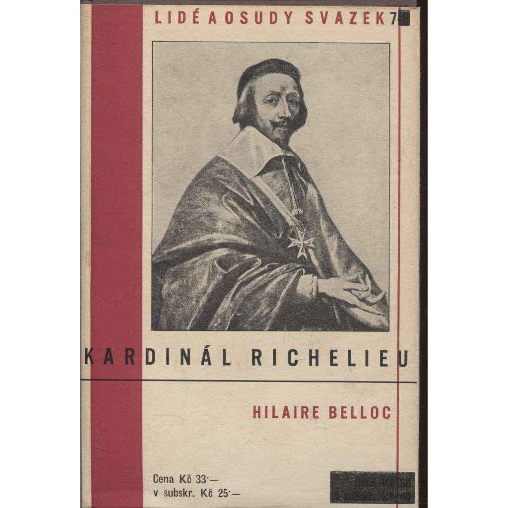 Kardinál Richelieu (obálka Toyen)