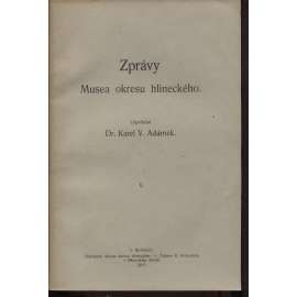 Zprávy Musea okresu hlineckého, díl V. (Hlinsko)