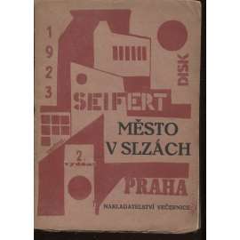 Město v slzách (2. vydání, 1923, obálka Karel Teige - Devětsil)