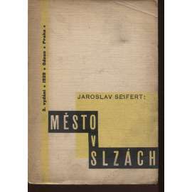 Město v slzách (3. vydání, Odeon 1929, Karel Teige typografie a obálka) - avantgarda