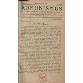 Komunismus. Revue pro komunistickou teorii a praxi, ročník II./1923 (propaganda, levicová literatura) - není kompletní