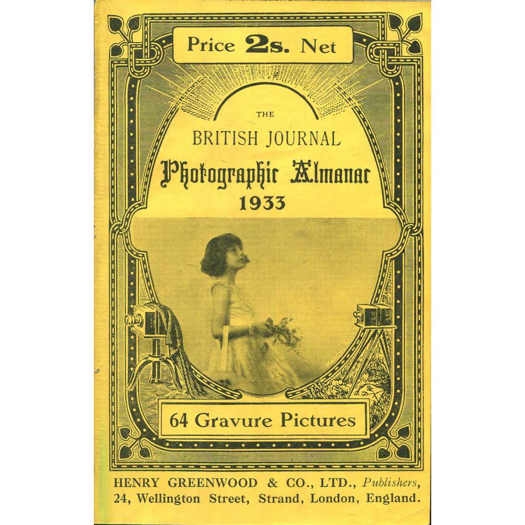 The British Journal Photographic Almanac, 1933 [amatérská fotografie; fotografování; fotoaparáty; příručka; časopis]