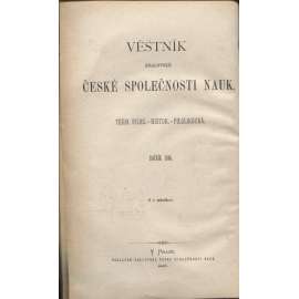 Věstník královské české společnosti nauk (historie, filozofie, jazykověda) 1886 [ O prvotním sídle a znaku rodu Lobkovického / O bohoslužebních písních k poctě Husově]