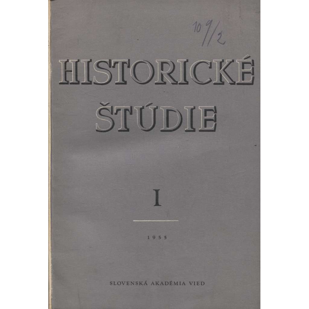 Historické štúdie I./1955 (text slovensky)